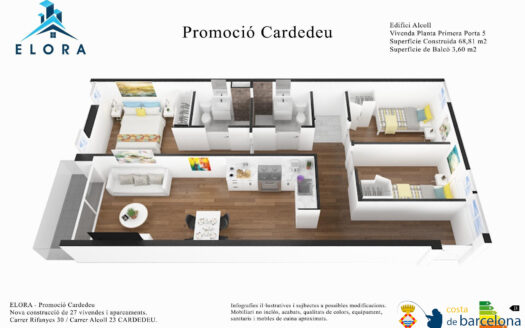 Квартира в Кардедеу