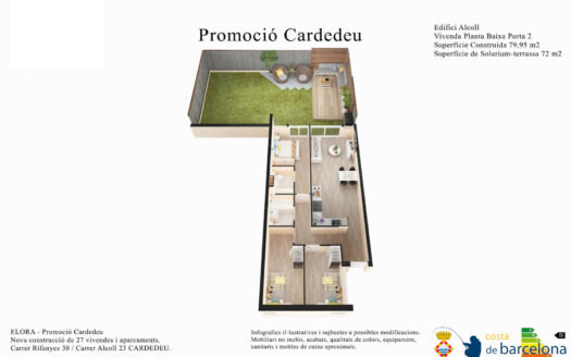 Квартира в Кардедеу